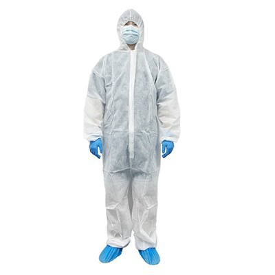 Coverall Polypropylene Putih Sekali Pakai